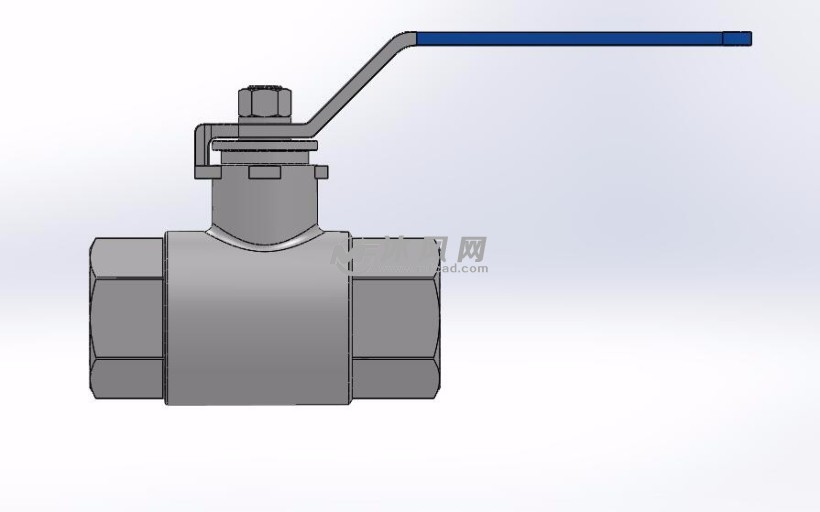 7款q11f16c内螺纹连接球阀模型