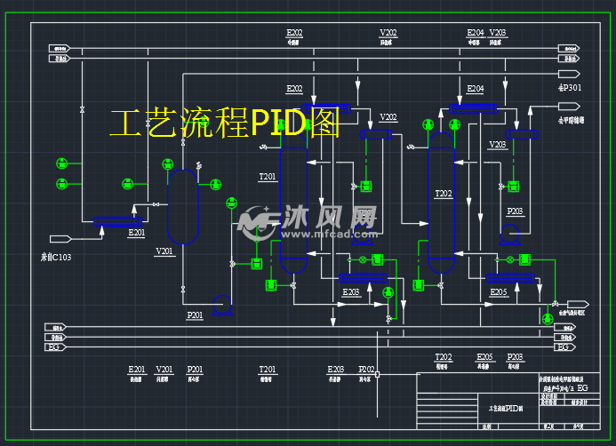 pid工艺流程图,化工pid图符号大全,pfd工艺流图(第14页)_大山谷图库