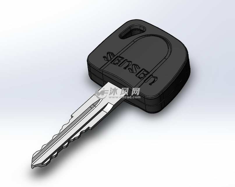 某点火锁钥匙模型