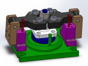 三通法兰管钻端面孔钻床夹具设计