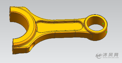 发动机连杆三维模型