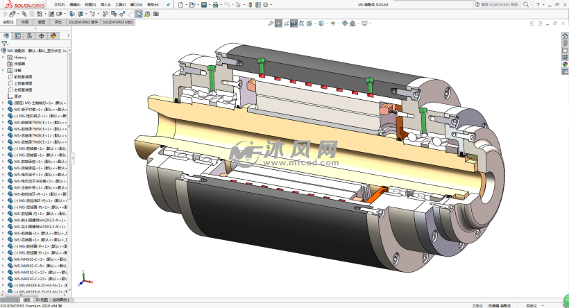 高速高精度电主轴
