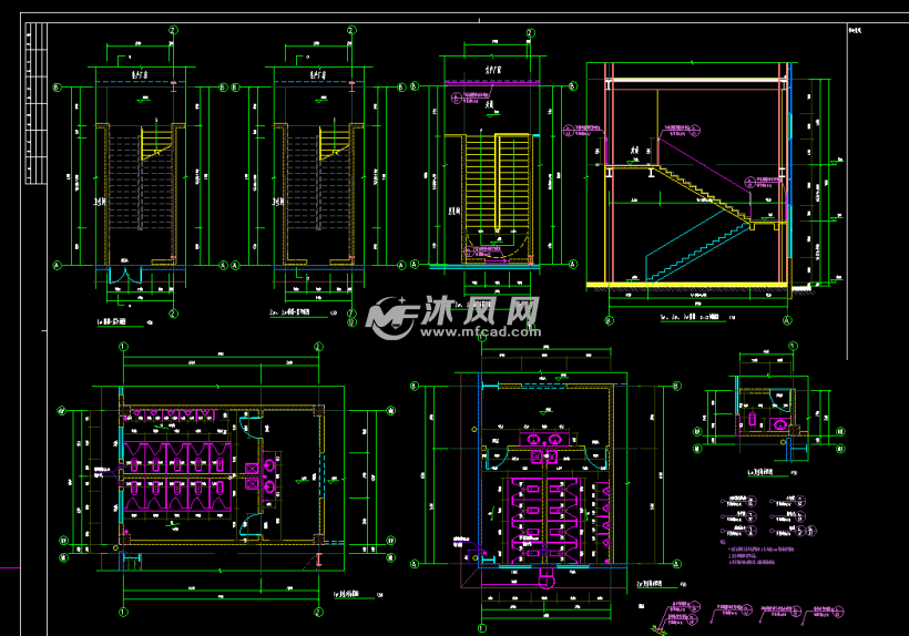 楼梯卫生间大样图