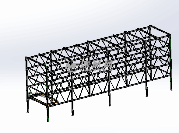 50车位升降横移立体车库钢结构
