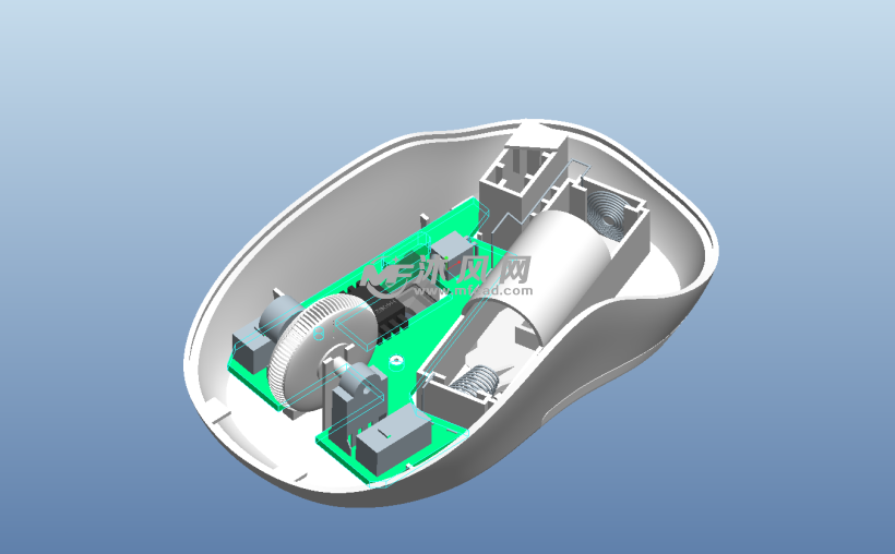 鼠标结构图纸含步骤