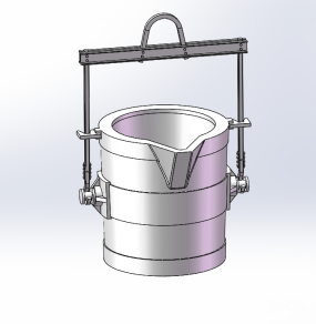solidworks钢包铁包图纸
