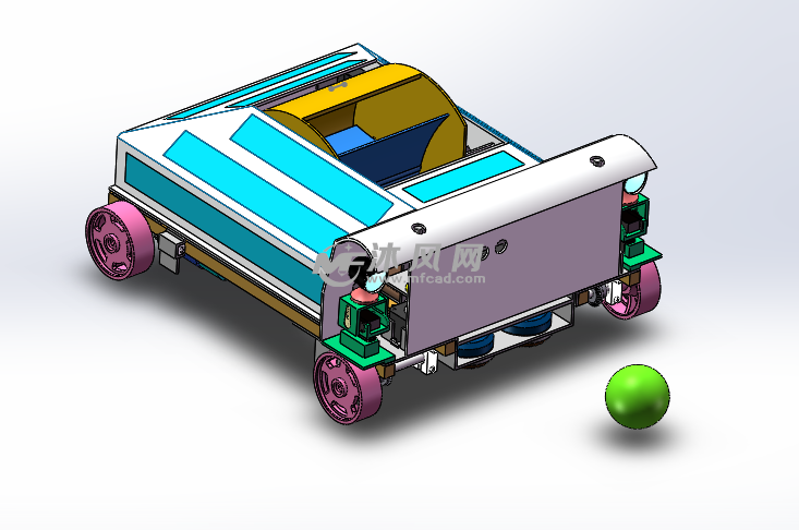网球自动捡球机