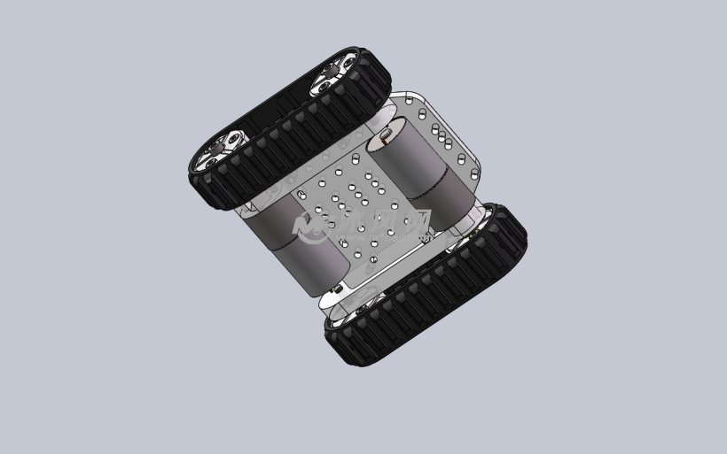 小型履带底盘 乐高履带 - 交通运输图纸 - 沐风网