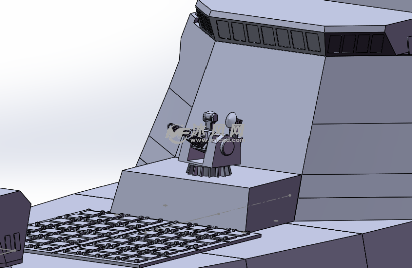 1130近防炮1/100模型 - 军工模型图纸 - 沐风网