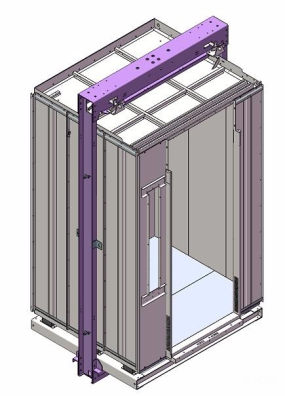 电梯轿架轿厢总成图纸合集的封面图