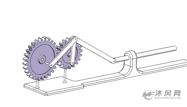 齿轮连杆组合机构简图图片