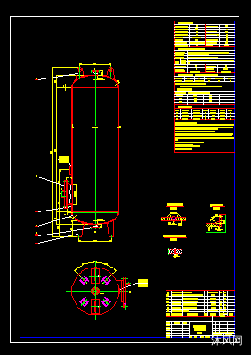 4立方米糖连消维持罐图纸合集的封面图