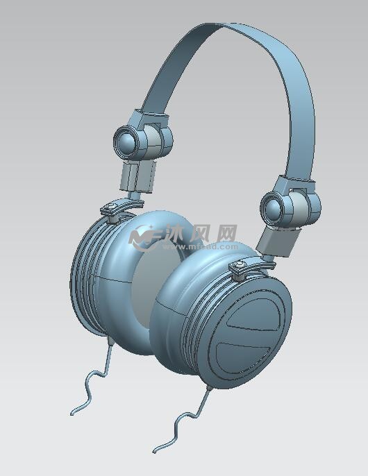 ug头戴式耳机三维模型