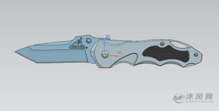 戈博军刀三维模型-军工模型图纸-沐风网