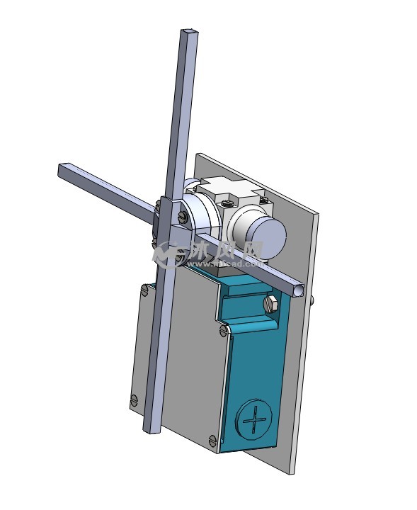 十字拨叉限位模型