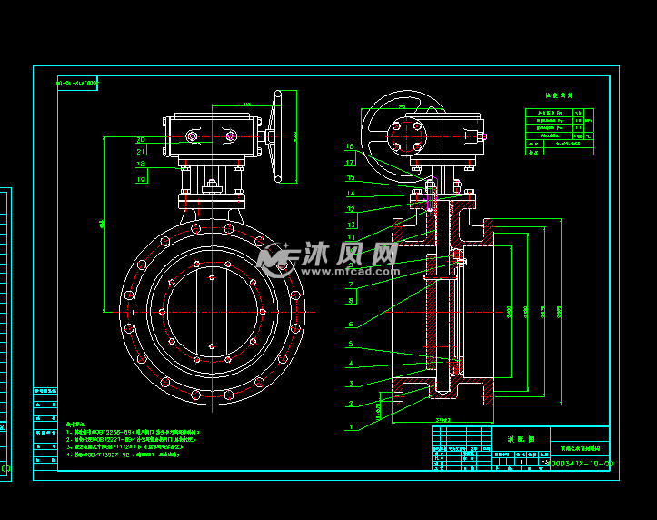 d341x-10-400型法兰式蝶阀