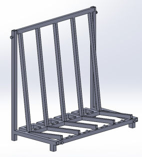 玻璃转运l型架(可堆叠)图纸合集的封面图