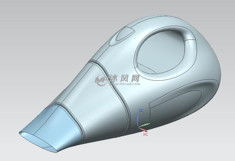 手持車載吸塵器三維模型