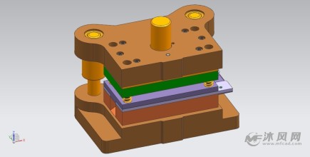 焊片级进模(含ug三维)