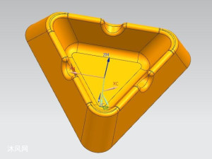 数控加工烟灰缸 - 日常用品图纸 - 沐风网