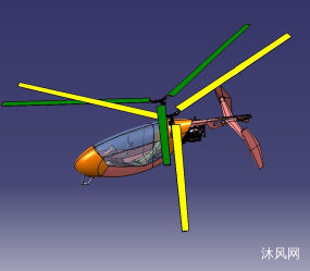 catia直升机图纸下载_catia免费图纸,设计模型大全 - 沐风网