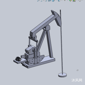 油機solidworks2014原創27829200踏風而至2018-06-05懸繩器抽油機sol