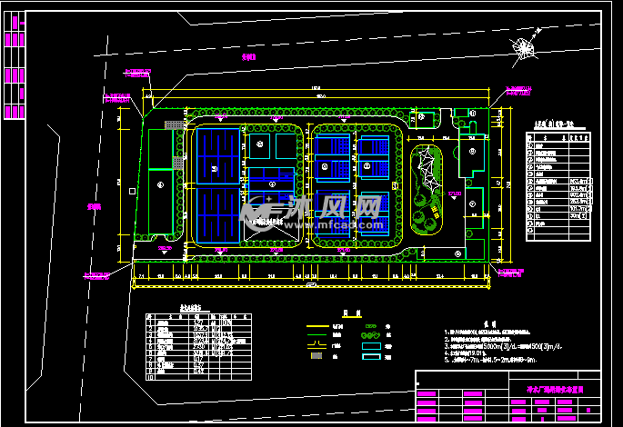 某水厂设计图纸 - 工农业建筑图纸 - 沐风网