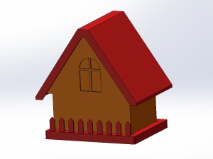 简易小房子模型