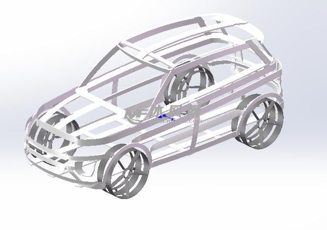 汽车框架装饰品模型