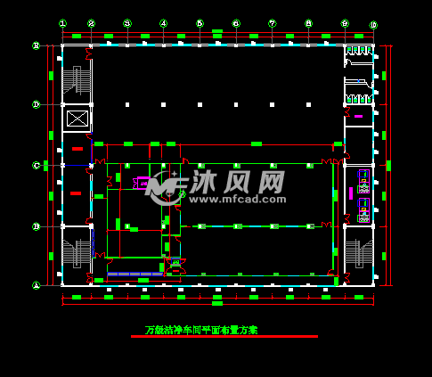 万级洁净车间平面布置方案