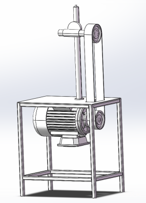 小型立式砂带机方案设计图纸合集的封面图