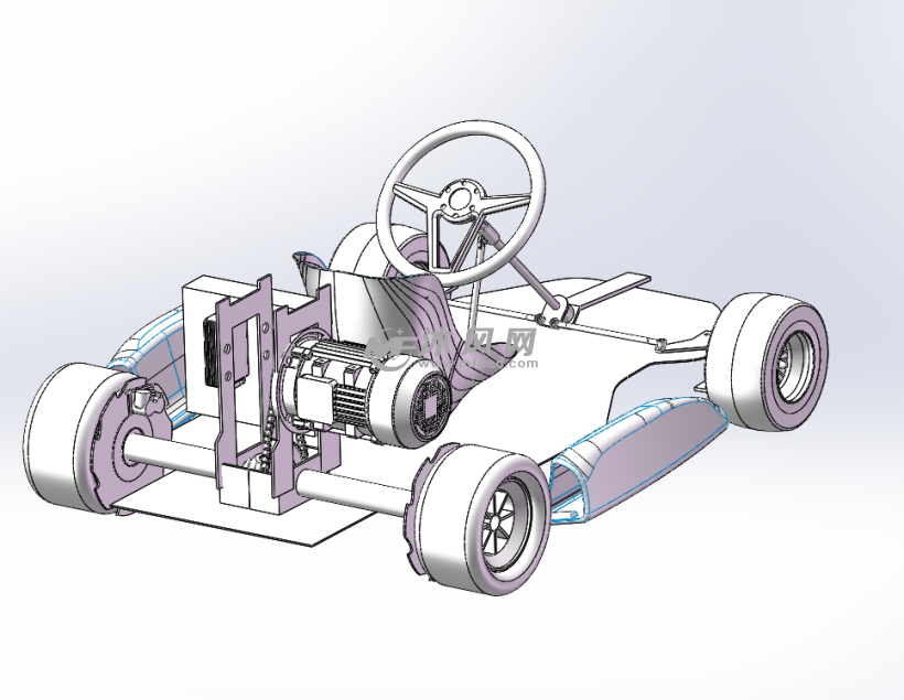 sw电动卡丁车 - 专用车图纸 - 沐风网