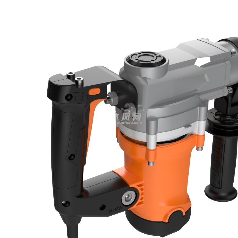 五金工具之电锤结构设计