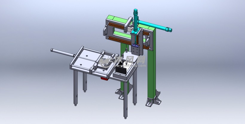 条码扫描送分料装置