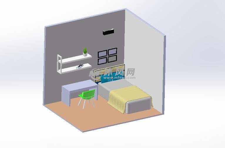 卧室图纸模型图