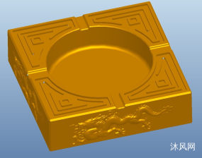龙腾四海浮雕烟灰缸 图纸合集的封面图