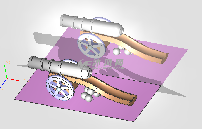 中国古代火炮模型 - 军工模型图纸 - 沐风网