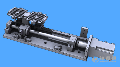 双工位滑台三维图