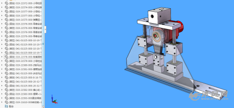 电机凸轮升降机构