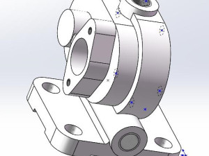 泵体铸件图3d模型
