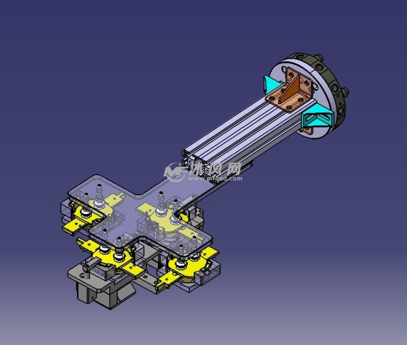 厚透镜水口切割治具