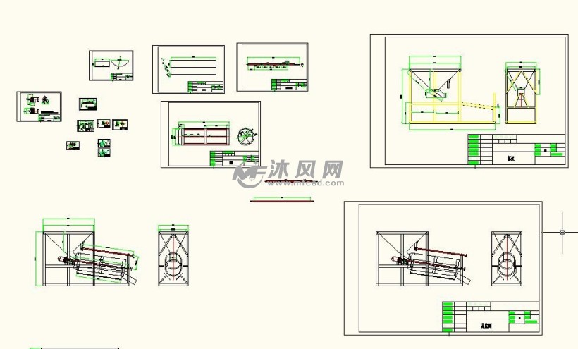 1x3米筛沙机 - 工程机械/建筑机械图纸 - 沐风网