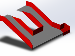标准90度螺旋滑槽