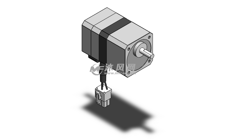 5種pks42mmts減速機型步進電機模型圖