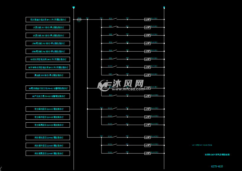 纯净水生产线用20th预留30th反渗透ro装置设备图纸