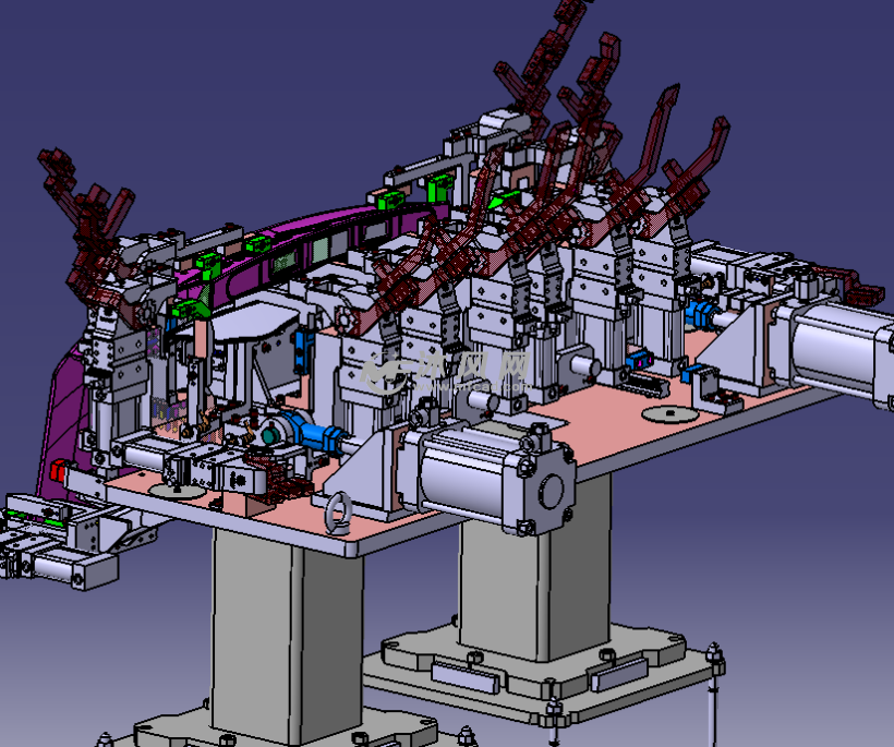 车身后盖焊接夹具