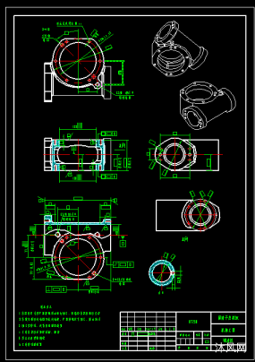 蜗轮蜗杆减速机图纸设计图纸合集的封面图