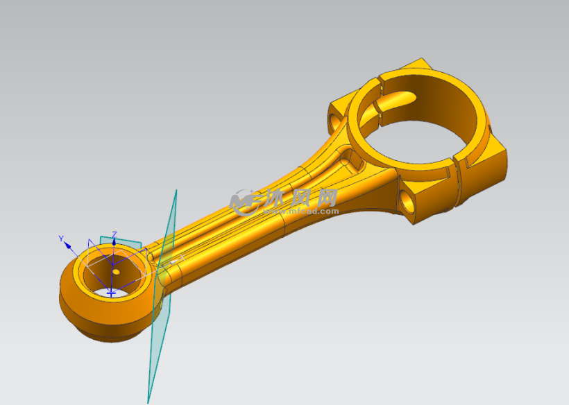 柴油机连杆图纸