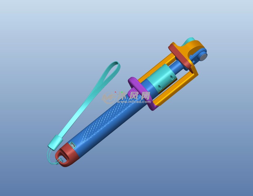 蓝牙自拍杆结构设计