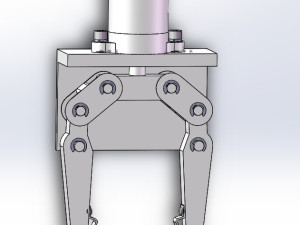 弹簧机械手3d图